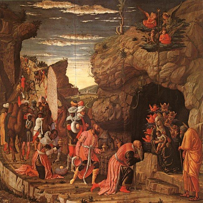 Andrea Mantegna Adoration of the Magi Norge oil painting art